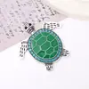 Nuevo Accesorio Creativo de Tortuga Pequeña con Goteo de Aceite Incrustado de Diamantes de Golian Piezas para Joyería DIY Materiales de Decoración para Funda de Teléfono Aleación