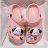 Zapatos de Cueva de Suela Gruesa para Mujer Verano para Exterior 2025 Nuevas Sandalias de Playa Antideslizantes Tacón Aumentado Pantuflas de Eva