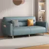 Sofá cama para apartamentos pequeños, habitaciones de alquiler, salas de estar, sofá perezoso, sofá de tela para apartamento, sofá plegable de tela moderno
