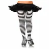 Fiesta de Disfraces de Halloween Medias Rayadas Calcetines de Algodón para Cosplay Calcetines Rayados de Navidad