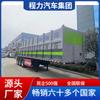 Camión compactador de basura de semirremolque de 40 toneladas marca Chengli con una capacidad de 47 metros cúbicos lo hace más conveniente para el transporte y la exportación al sudeste asiático