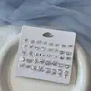 Brincos Europeus e Americanos Criativos de Moda Combinados Transfronteiriços Versáteis Coração Amor Diamante Conjunto de Brincos Acessórios Mulheres Atacado