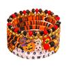 Set de Pulseras de Halloween Europeas y Americanas Divertida Fiesta Calabaza Fantasma Gato Calavera Pulsera de Arcilla Suave Pulsera para Mujeres