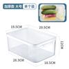Caixa de armazenamento para geladeira, caixa plástica hermética para manter alimentos frescos, caixa de armazenamento especial para ovos e bolinhos refrigerados.