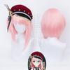 Xiaoyao tour Original God fengdan Charlotte peruca cos simulação couro cabeludo topo elástico prendedor de cabelo peruca cosplay