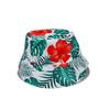 Sombrero de Pescador de Planta Tropical Nuevo Sombrero de Sol de Hoja Grande Estampado Sombrero de Sol para Hombres y Mujeres Mismo Estilo Sombrero de Protección Solar para Adultos para la Playa