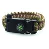 Pulseira de corda de guarda-chuva ao ar livre Multifuncional Equipamento de pesca Fivela Sobrevivência Corda de mão Wilderness Adventure Montanhismo Pulseira de corda de guarda-chuva de sete núcleos