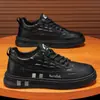 Zapatos de Hombre Estilo Nuevo Zapatillas de Hombre de Suela Plana Zapatos Casuales de Cuero Negro para Hombre Zapatos para Estudiantes con Patrón de Cocodrilo Zapatos Blancos para Hombre