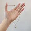 Vestido Mini Exquisito, Luxo Leve e Colar Delicado, Gargantilha em Forma de Leque, Pingente de Concha, Madrepérola, Corrente de Clavícula de Alta Qualidade e Exquisita