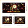 Bandera de Garaje de Año Nuevo al por Mayor en Stock Decoración de Pared Exterior para Festival Arreglo de Fiesta Suministro Directo Amazon Temu