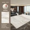 Nueva Alfombra Impermeable Lavable Sin Lavar de Lujo Ligero Italiano para Sala de Estar, Cobertura Completa de Área Grande, Felpudo de Lujo Ligero de Alta Gama