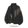 Chaqueta de Moda para Hombre Primavera y Otoño 2026, Corte Holgado, Estilo Coreano, Chaqueta Versátil Casual con Cuello Alto para Hombre