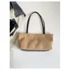 Bolso casual de gran capacidad transfronterizo para mujer, nuevo bolso de hombro vintage esmerilado 2026, bolso tote versátil de nicho para el día a día