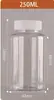 Venta al por mayor de fábrica 50 100 ml botella de boca ancha botella PET de boca grande botella sellada con cápsula embalaje sólido botella de plástico