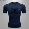 2026 Camiseta Deportiva de Manga Corta de Compresión para Hombre de Aliexpress Más Vendida para Entrenamiento, Running, Versátil, Moda al Aire Libre en Stock