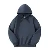 Ropa exterior de talla grande al por mayor, sudaderas con capucha de color liso en stock, tops holgados de manga larga, unisex, estilo hombro caído, disponibles para dropshipping transfronterizo