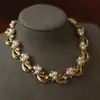 Palacio Encaje Estilo Europeo y Americano Estilo Francés Lazo Perla Vintage vintage Collar Edad Media Antigua Cuifali Trifari