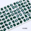 Dongzhou Cristal Vidrio K9 Broca Accesorios para Joyería DIY Broca de Fondo Puntiagudo Rectangular Octagonal Broca para Uñas de Color Fabricantes Venta al por Mayor