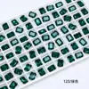 Taladro de uñas Dongzhou 8*6 broca octagonal larga de fondo puntiagudo explosiones de la red social taladro para decoración de uñas taladro de vidrio brillante venta al por mayor