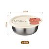 Prato de molho de aço inoxidável 304 prato de ketchup molho de salada caixa de temperos portátil para acampamento piquenique com tampa prato de molho