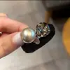Nova corda de cabelo estilo coreano simples requintada com strass e pérola, combina com tudo, alta elasticidade, sem costura, para prender cabelo, rabo de cavalo, anel de cabelo para mulheres