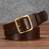 Cinto masculino retrô Coringa personalidade casual fivela de pino cabeça camada couro bovino puro moda cinto fivela japonesa fabricantes atacado
