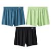 Ropa interior para hombre nueva, pantalones cortos elásticos de seda helada, venta al por mayor, pantalones de pijama holgados de talla grande, pantalones de verano frescos y transpirables con diseño de flechas.