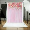 Fondo de fotografía de origen transfronterizo, tela de eBay, Amazon, tablero de fondo, escena de fiesta, fondo 3D, tema de pared de flores