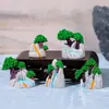 Micro-Paisagismo Criativo Rocha Artificial Árvore Musgo DIY Jardinagem Garrafa Ecológica Cena de Paisagismo Decoração Acessórios Pequenos Ornamentos