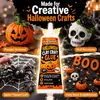 KineShineX Pegamento para Manualidades de Fiesta de Halloween Adhesivo para Decoraciones de Calabaza Secado Rápido Fuerte Pegamento DIY