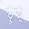 Boting Llavero de Cangrejo Estrella de Cinco Puntas Pintado DIY Lindo Versátil Colgante Accesorios Venta al por Mayor