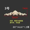 Talla en Madera Dongyang Madera Maciza Estilo Europeo Adorno Talla en Madera Estilo Francés Panel Floral Mueble Puerta de Gabinete Tira Larga Moldura de Puerta Panel Floral Largo