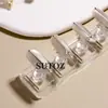 Modelo Popular Transfronterizo Acrílico Transparente Ojo de Gato Base para Práctica de Manicura Soporte para Uñas No Magnético Pieza de Ajedrez Soporte Portátil para Exhibición de Uñas