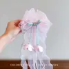 Accesorios para el Cabello de Niña con Lazo Grande de Tulipán Pinzas para el Cabello Niñas Pequeñas Princesa Súper Hada Dulce Cinta Pinzas para Trenzar el Cabello Tocado