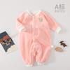 Mono de bebé con forro polar cálido para otoño e invierno, ropa para recién nacidos, ropa de otoño, ropa de escalada de invierno para bebés, base