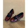 Versión de Piel de Oveja~Zapatos de Ballet con Lazo para Mujer, Nuevo Estilo Verano 2026, Zapatos Mary Jane Bajos de Una Correa para Mujer