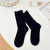 Calcetines Finos para Mujer Verano Malla Hueca Sin Costuras Apilables Calcetines Ins Color Caramelo Rizados Calcetines de Color Sólido de Media Caña