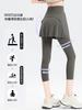 Falda Deportiva para Mujer Verano Delgada Fitness Ajustada para Correr Anti-rozaduras Ligera Suelta Cintura Alta Ajustada Yoga Falda Corta