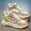 Zapatos de Hombre de Moda Primavera 2025 Tenis de Baloncesto de Caña Alta para Hombres y Adolescentes, Zapatos de Correr tipo "Dad Shoes" a la Moda con Aumento de Altura