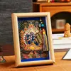 Pingente de Pingente Thangka Ram Zakhila Cultural e Criativo de Xizang Pingente de Templo de Lhasa Cartão de Ouro Ornamento de Fortuna Lembrança de Viagem Presente