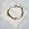 Pulsera de Cerámica Jingdezhen Nueva Pulsera de Cerámica China Joyería Estudiante Estilo Tíbet Cuerda Trenzada a Mano Puesto Regalo para Estudiante