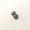 Cuentas Dzi de Taiwán Patrón de Piel de Naranja Diente Weathered Proceso de Pasta Humectante Mantequillosa Ágata Natural Accesorios para Collares DIY [Grado a]