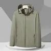 Mismo Estilo Tmall Ropa Protectora Solar Hombre Verano Ligera Seda de Hielo Ropa para la Piel Protección Solar Anti-UV Sensación de Hielo Chaqueta Mujer