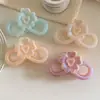 Novo Produto Transfronteiriço Outono e Inverno: Presilha de Cabelo Flor Geométrica Colorida, Fashion, Simples, Versátil, Grampo para Penteado Updo na Nuca, Acessório de Cabelo para Mulheres
