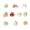 Nuevo Colgante de Animal Insecto Mariposa Abeja de Resina de Dibujos Animados Llavero DIY Pendientes Accesorios para Bolsos W779