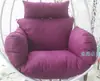Cojín para silla de mimbre de cesta colgante, columpio nido de pájaro individual lavable, cojín para silla colgante, cojín para silla de mimbre, cojín para planta colgante de mimbre, engrosado