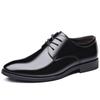 Zapatos de Piel Estilo Nuevo Cómodos y Ligeros Zapatos para Hombre Tendencia Estilo Británico Zapatos de Piel Casual de Negocios Zapatos para Hombre Versátiles para el Trabajo