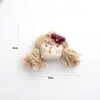 Estilo Floresta Transfronteiriça Boneca Pequena Algodão e Linho Artístico Fofo Planta Árvore de Natal Decoração Tecido Requintado Acessórios para Menina