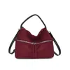 Bolso de Mano para Mujer Estilo Coreano Casual de Moda Nuevo Otoño 2026, Color Sólido, Gran Capacidad, Bolso de Hombro y Cruzado