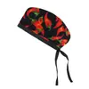 Gorro Quirúrgico de Algodón Puro Estampado Ajustable para Mujer, Gorro sin Visera, Gorro de Cúpula para Clínica Dental